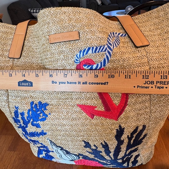 Vera Bradley Beach Bag/Tote, Nautical Bag - Picture 9 of 9